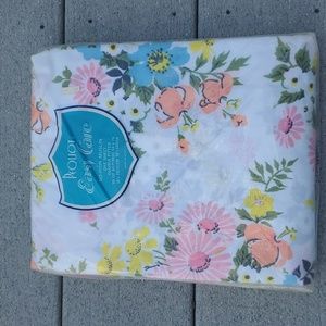 NWT Vintage Pequot No-Iron Muslin Double Fitted Sheet Full Size 54x76